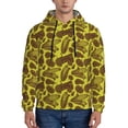 thumbnail image 1 of Wukai Countryside Pumpkin Tractor Print Men Hoodies Fleece Sweatshirts Long Sleeve Sweaters Pullover Fall Outfits Winter Clothes-Large, 1 of 7