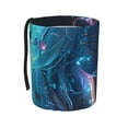 thumbnail image 1 of Wukai Crystal Pattern White Horse Print Car Trash Can - Easy to Clean Hanging Garbage Bin - Removable Liner - Leak-Car Garbage Can - Waterproof Trash Can for Car and SUV, 1 of 7