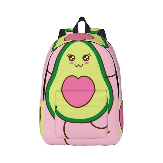 Wukai Cute Avocado Paper Reusable Cosmetic bag,Travel Toiletry Organizer Capacity,Waterproof Puzzle Bags