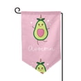 thumbnail image 1 of Wukai Cute Avocado Print Garden Flag 12.5x18 Inch Double Sided Sun-resistant Rain-resistant, Wrinkle-resistant Colorfast(Only Flag), 1 of 1