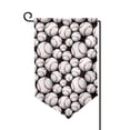 thumbnail image 1 of Wukai Cute Baseball Print Garden Flag 12.5x18 Inch Double Sided Sun-resistant Rain-resistant, Wrinkle-resistant Colorfast(Only Flag), 1 of 1