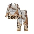 thumbnail image 1 of Wukai Cute Bulldogs Apply Men's Long Sleeve Pajama Set,Long Sleeve Mens Sleepwear with Pockets & Front Fly-X-Large, 1 of 7