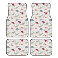 thumbnail image 1 of Wukai Cute Dinosaur Front Car Floor Mats Four-Piece Set Front & Rear Universal Car Floor Mats for SUVs, Trucks, Sedans, 1 of 7