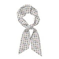 thumbnail image 1 of Wukai Cute Dog Print Hair Scarf for Women Fashion Silky Satin Headscarf Wrap Breathable Lightweight Neck Scarves For Handbag Accessories, 1 of 6