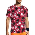 thumbnail image 1 of Wukai Cute Dog Print Men's Short-Sleeved Mesh T-Shirt,Quick-Dry Short Sleeve Workout T-Shirt-Medium, 1 of 8