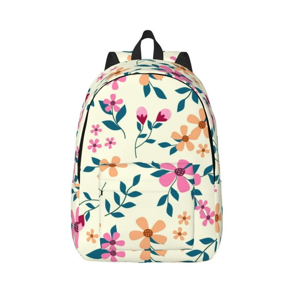 Wukai Cute Flower Paper Reusable Cosmetic bag,Travel Toiletry Organizer Capacity,Waterproof Puzzle Bags