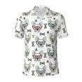 thumbnail image 1 of Wukai Cute French Bulldog Men’s Polo Shirts,Quick-Dry Athletic Shirt,Classic Fit Shirts-Medium, 1 of 8