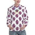 thumbnail image 1 of Wukai Cute Number 8 Print Womens Hoodies Fleece Sweatshirts Long Sleeve Sweaters Pullover Fall Outfits Winter Clothes-Medium, 1 of 7