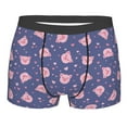 thumbnail image 1 of Wukai Cute Pig Print Men’s Underwear Breathable Boxer Briefs,&nbsp;Moisture Wicking & Breathable-XX-Large, 1 of 7