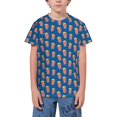 thumbnail image 1 of Wukai Cute Popcorn Youth Unisex Short Sleeve T-Shirt for Boys, Girls, Teens, and Kids-X-Large, 1 of 7