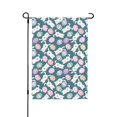 thumbnail image 1 of Wukai Cute Rabbit Easter Garden Flags Double Sided Welcome Garden Yard House Flags Outside Outdoor House (Only Flag), 1 of 8