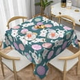thumbnail image 1 of Wukai Cute Rabbit Easter Waterproof Tablecloth for Kitchen Dining, Fits Square Tables for 2-4 Seats -54"x54", 1 of 7
