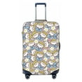 thumbnail image 1 of Wukai Cute Rabbit Elastic Luggage Cover: Personalized Protection for Your Suitcase - Fits 19~29-inch, Washable & Durable Travel Companion-, 1 of 8