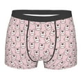 thumbnail image 1 of Wukai Cute Rabbit Print Men’s Underwear Breathable Boxer Briefs,&nbsp;Moisture Wicking & Breathable-Small, 1 of 7
