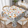thumbnail image 1 of Wukai Cute Rabbit Waterproof Tablecloth for Kitchen Dining, Fits Square Tables for 2-4 Seats -54"x54", 1 of 7