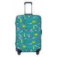 thumbnail image 1 of Wukai Cute Shark Turtle Elastic Luggage Cover: Personalized Protection for Your Suitcase - Fits 19~29-inch, Washable & Durable Travel Companion-X-Large, 1 of 8