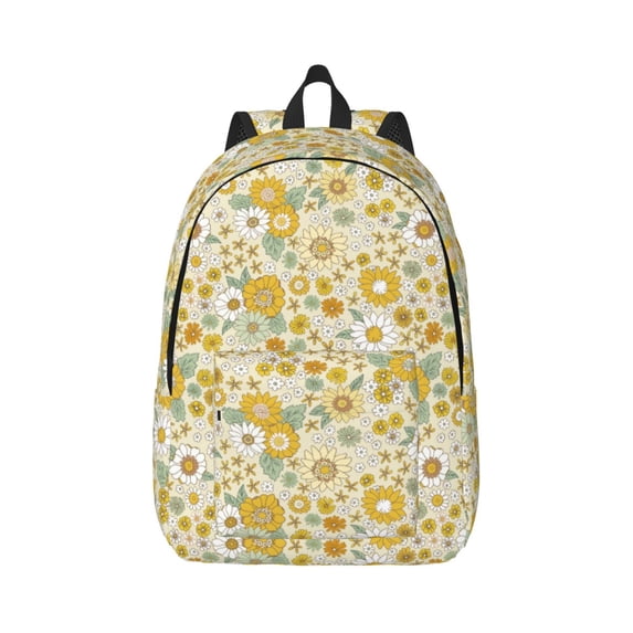 Wukai Cute Sunflower Paper Reusable Cosmetic bag,Travel Toiletry Organizer Capacity,Waterproof Puzzle Bags