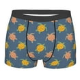 thumbnail image 1 of Wukai Cute Turtle Print Men’s Underwear Breathable Boxer Briefs,&nbsp;Moisture Wicking & Breathable-Small, 1 of 7