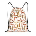 thumbnail image 1 of Wukai Dachshund Dog Drawstring Backpack Bag Sport Gym Sackpack Large Size String Backpack Cinch for Women Men-Small, 1 of 6