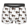 thumbnail image 1 of Wukai Dachshund Dog Print Men’s Underwear Breathable Boxer Briefs,&nbsp;Moisture Wicking & Breathable-Medium, 1 of 7
