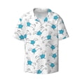 thumbnail image 1 of Wukai Dachshund Dog Puppy Men's Casual Short-Sleeve Button Down Shirt - Lightweight Summer Dress Shirt for Daily Wear-Medium, 1 of 7