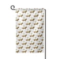 thumbnail image 1 of Wukai Dachshund Going To Play Tennis Print Garden Flag 12.5x18 Inch Double Sided Sun-resistant Rain-resistant, Wrinkle-resistant Colorfast(Only Flag), 1 of 7