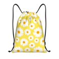 thumbnail image 1 of Wukai Daisies Flowers Drawstring Backpack Bag Sport Gym Sackpack Large Size String Backpack Cinch for Women Men-Medium, 1 of 6