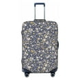thumbnail image 1 of Wukai Daisies Flowers Elastic Luggage Cover: Personalized Protection for Your Suitcase - Fits 19~29-inch, Washable & Durable Travel Companion-Medium, 1 of 8