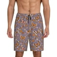 thumbnail image 1 of Wukai Daisies Flowers Men’s Short Pajama Pants With Pockets Soft Sleep Pj Shorts for Men-X-Large, 1 of 6