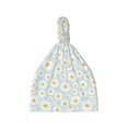 thumbnail image 1 of Wukai Daisies Flowers Newborn Knotted Baby Beanie Hat for Boy Girl Baby Cute Cap Infant Beanies,0-6 months, 1 of 6