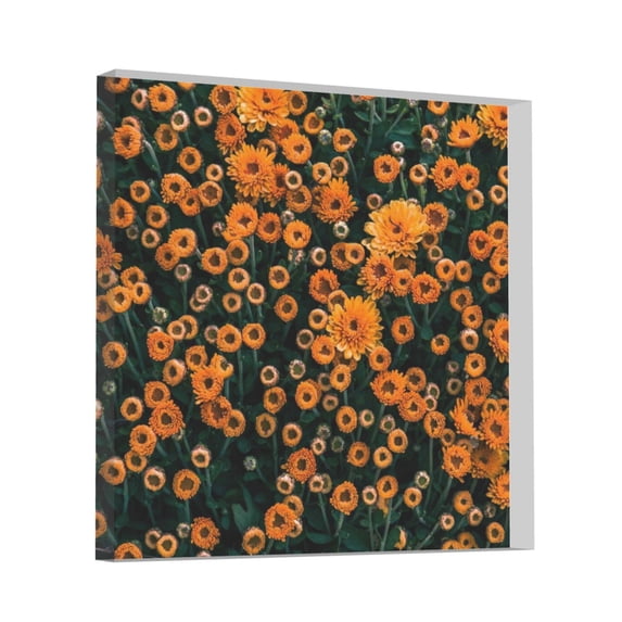 Wukai Daisies Print Elegant Acrylic Gift Decorations Perfect for Weddings, Birthdays, Anniversaries, and Home Decor