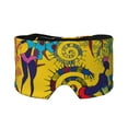thumbnail image 1 of Wukai Dancing African Womens Print Sleep Mask - Eye Mask for Sleeping, Ultra Soft and Skin Friendly Full Eye Covers for Women/Men, Perfect Light Blocking Sleeping Mask, 1 of 7