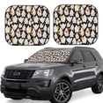 thumbnail image 1 of Wukai Different Ghosts Print Windshield Sun Shade, Car Front Window Shades Sunshade Cover Sun Visor Shield Block Automotive Interior Protector Blocks UV Rays-Large, 1 of 6