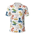 thumbnail image 1 of Wukai Dinosaur (2) Men’s Polo Shirts,Quick-Dry Athletic Shirt,Classic Fit Shirts-Medium, 1 of 8