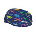 thumbnail image 1 of Wukai Dinosaurs Sports sweatband,Men & Women Sweatband Headband for Running, Cross Training, Racquetball, Working Out, 1 of 7