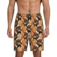 thumbnail image 1 of Wukai Dog Men’s Short Pajama Pants With Pockets Soft Sleep Pj Shorts for Men-4X-Large, 1 of 6