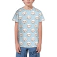 thumbnail image 1 of Wukai Dog Youth Unisex Short Sleeve T-Shirt for Boys, Girls, Teens, and Kids-Small, 1 of 7