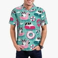 thumbnail image 1 of Wukai Dogs With Swimming Men’s Polo Shirts Sleeve,Camisas Polo Para Hombre,True Classic Tees Men-XX-Large, 1 of 6