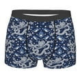 thumbnail image 1 of Wukai Dragon Print Men’s Underwear Breathable Boxer Briefs,&nbsp;Moisture Wicking & Breathable-Large, 1 of 7