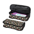 thumbnail image 1 of Wukai Dragon With Hohoho Print Big Capacity Pencil Case, Upgraded Canvas Pencil Pouch Large Pencil Bag Organizer,Aesthetic Supply, 1 of 6