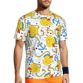 thumbnail image 1 of Wukai Ducks and Anchors Print Men's Short-Sleeved Mesh T-Shirt,Quick-Dry Short Sleeve Workout T-Shirt-3X-Large, 1 of 8
