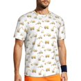 thumbnail image 1 of Wukai Dump Truck Print Men's Short-Sleeved Mesh T-Shirt,Quick-Dry Short Sleeve Workout T-Shirt-Medium, 1 of 8