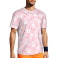 thumbnail image 1 of Wukai Easter Cute Rabbit Print Men's Short-Sleeved Mesh T-Shirt,Quick-Dry Short Sleeve Workout T-Shirt-Medium, 1 of 8