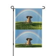 thumbnail image 1 of Wukai Elephant Dog Garden Flags Double Sided Welcome Garden Yard House Flags Outside Outdoor House (Only Flag), 1 of 8