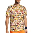 thumbnail image 1 of Wukai Excavator (2) Print Men's Short-Sleeved Mesh T-Shirt,Quick-Dry Short Sleeve Workout T-Shirt-6X-Large, 1 of 8