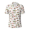 thumbnail image 1 of Wukai Excavator Men’s Polo Shirts,Quick-Dry Athletic Shirt,Classic Fit Shirts-Medium, 1 of 8