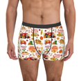 thumbnail image 1 of Wukai Fall Farm Pumpkin Print Men’s Underwear Breathable Boxer Brief for Men,&nbsp;Moisture Wicking & Breathable-X-Large, 1 of 5