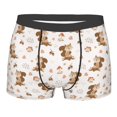 thumbnail image 1 of Wukai Fall Squirrel Print Men’s Underwear Breathable Boxer Briefs,&nbsp;Moisture Wicking & Breathable-, 1 of 7