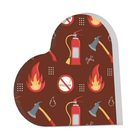 Wukai Fire Extinguisher Print Elegant Acrylic Gift Decorations Perfect for Weddings, Birthdays, Anniversaries, and Home Decor