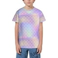 thumbnail image 1 of Wukai Fish Scale1 Youth Unisex Short Sleeve T-Shirt for Boys, Girls, Teens, and Kids-X-Small, 1 of 7